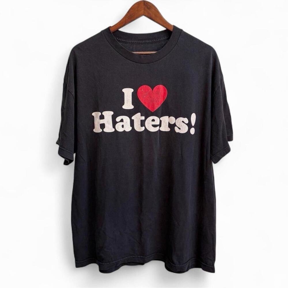 Vintage Y2K DGK I Love Haters Faded Skater Mens XL Baggy Streetwear Tee